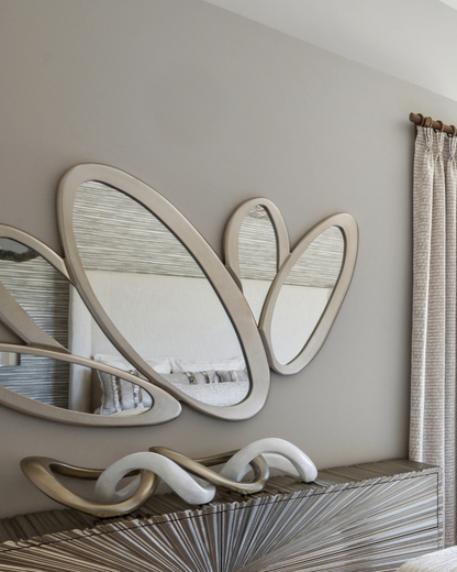 Decorative Mirror - Warm Silverleaf Finish