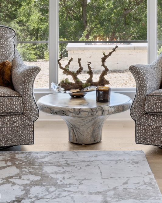 Siena Sculpted Coffee Table - Mojave Finish