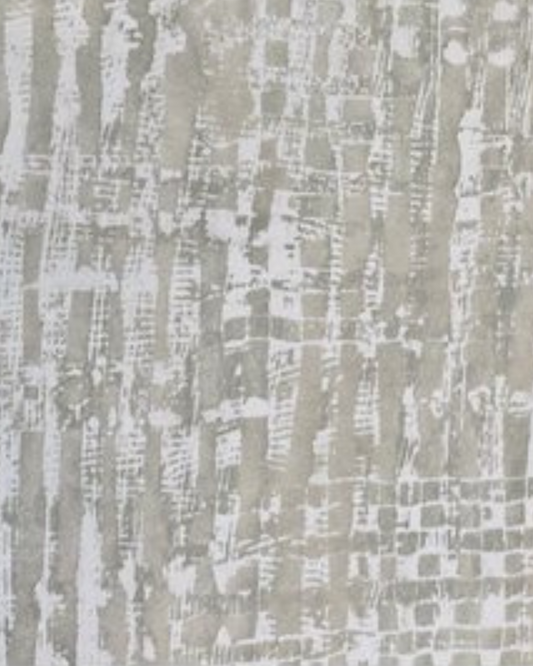 Weave Wallpaper – Green and Cream