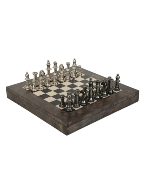 Windsor Chess Set - Black/White