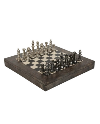 Windsor Chess Set - Black/White