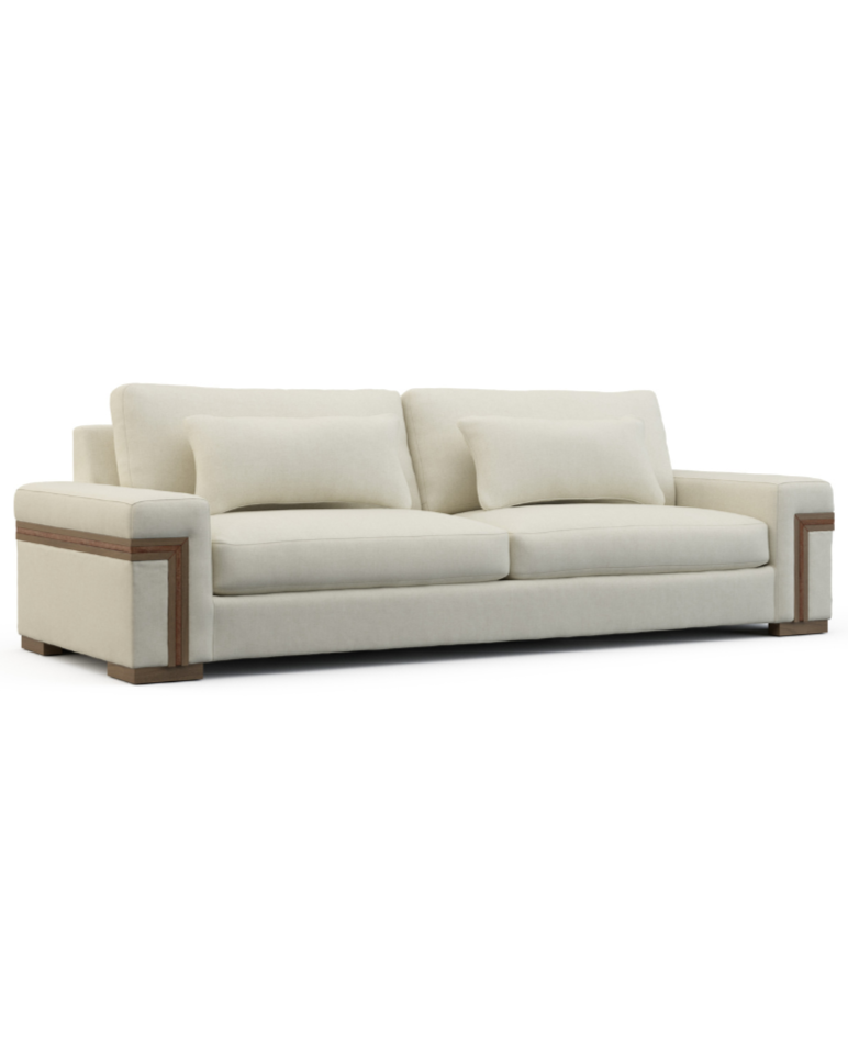 Custom Sofa - Beige/Brown
