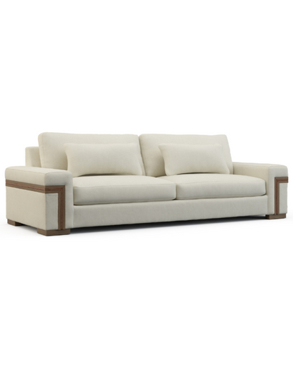Custom Sofa - Beige/Brown