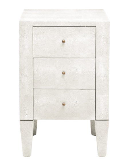 Sorin Nightstand - White