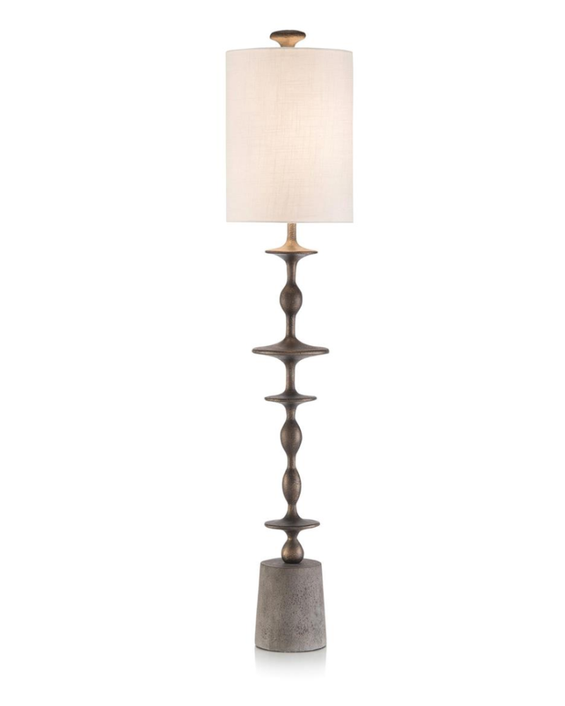 Table Lamp - Candlestick, Matte Black