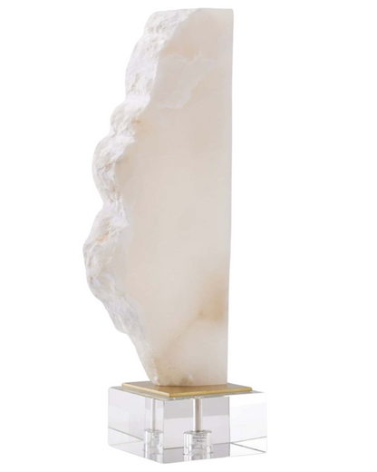 Sculpture - Alabaster Edge, White