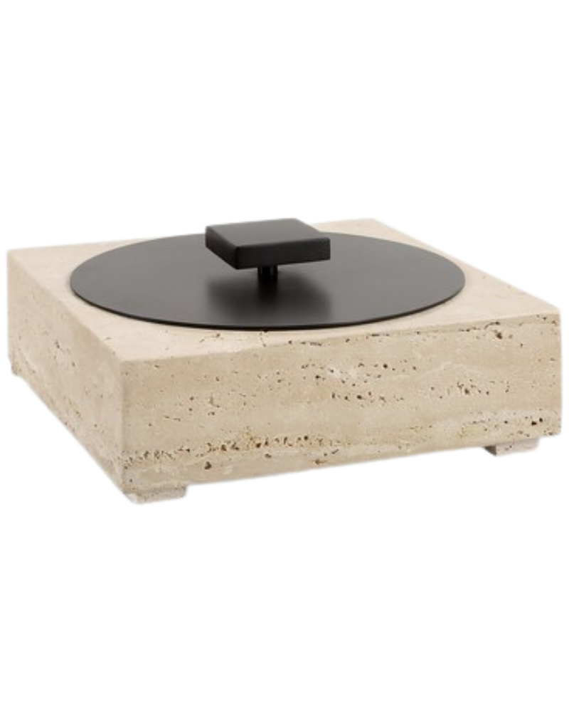Travertine Box - Bronze