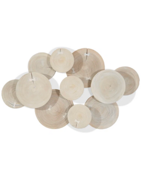 Clouds Wall Art - Natural Beige