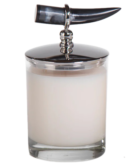 Côte d’Ivoire Candle with Horn Lid