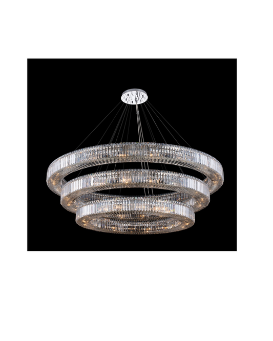 Rondelle 47 Inch 3 Tier Pendant