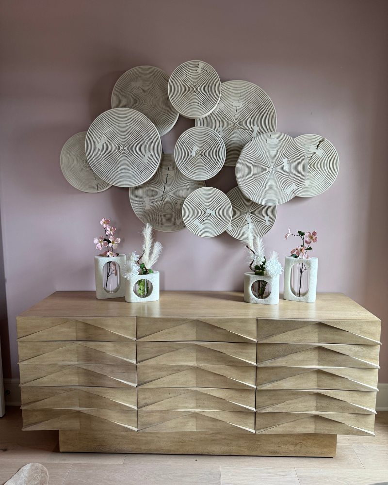 Clouds Wall Art - Natural Beige