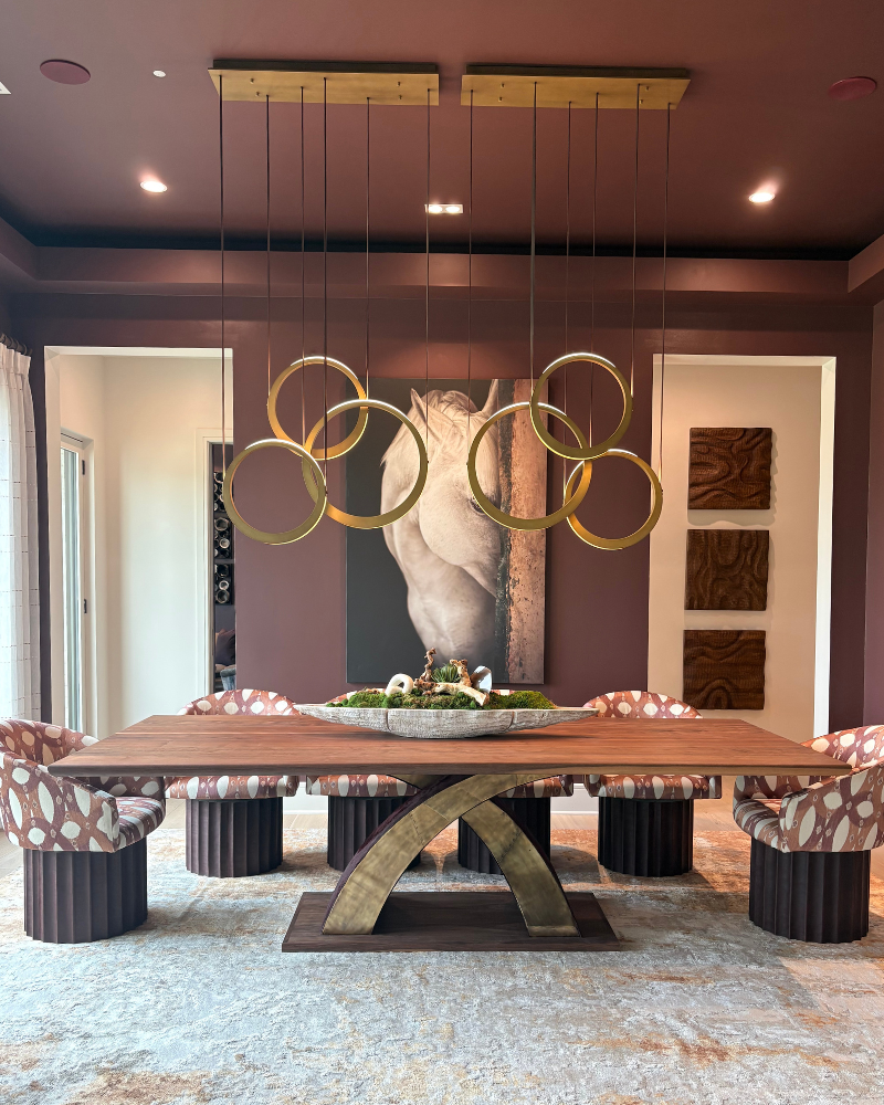 Area Rug - Abstract Rust