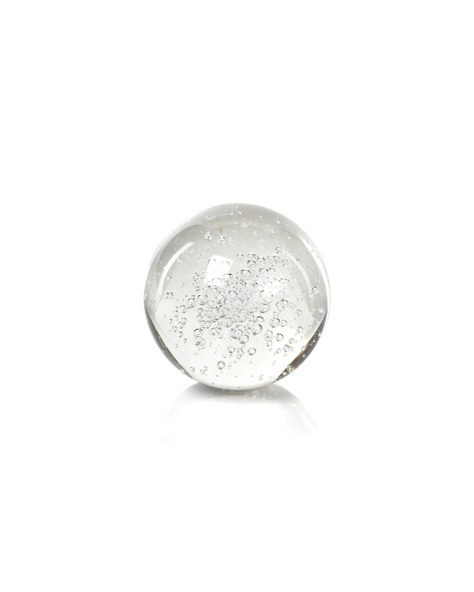 Crystal Fill Ball with Bubbles - Large