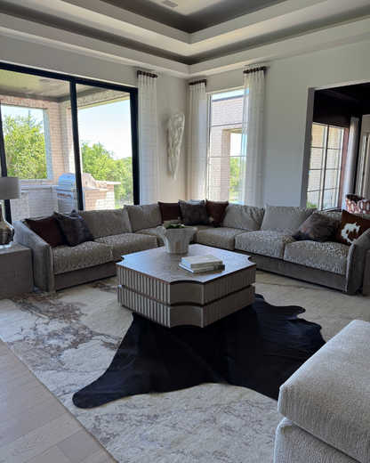 Upholstered Sectional - Tan