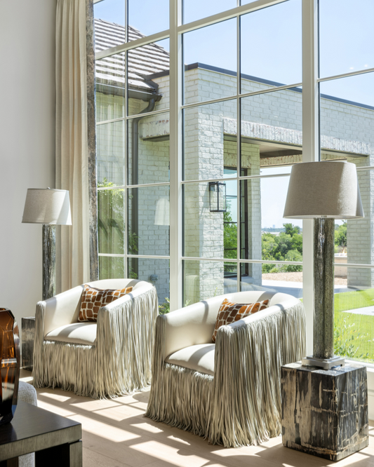 Column Lamp - Silver