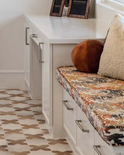 Custom Bench Cushion - Copper