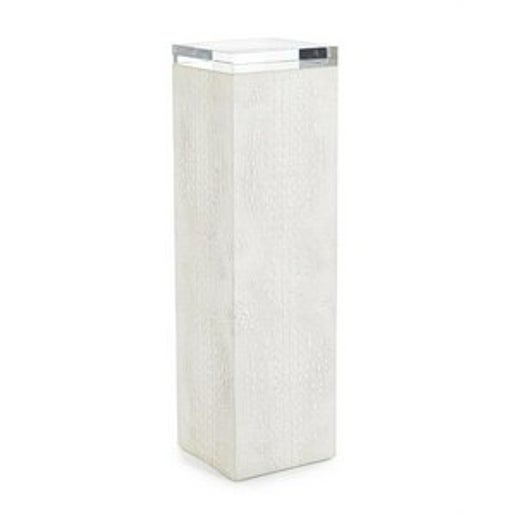 White Croc Pedestal