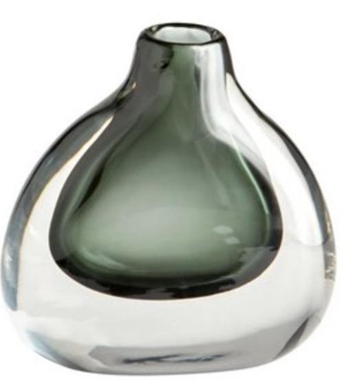 Vase - Gray and Clear