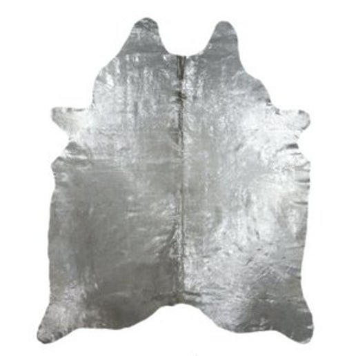 Cowhide Rug - Silver