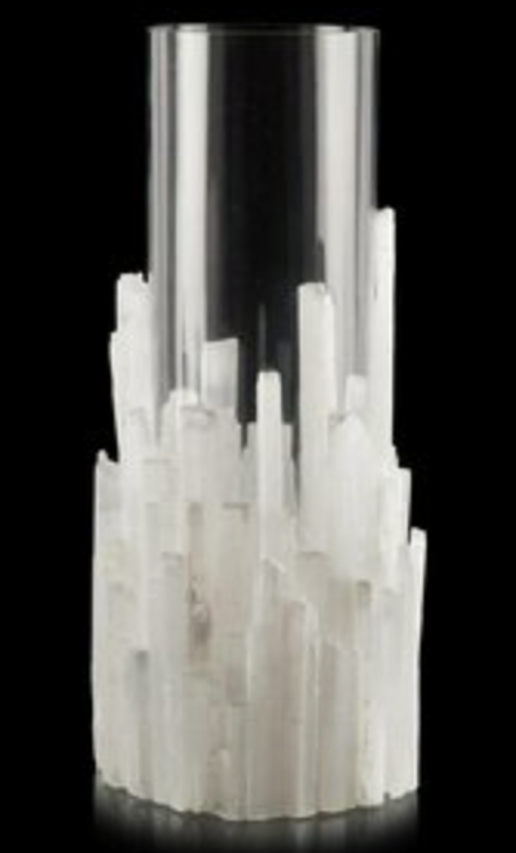 Staggered Selenite Vase